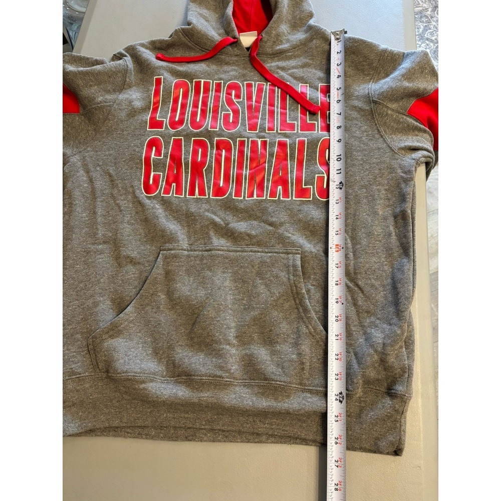 University Of Louisville Cardinals Captivating Hooded Sweatshirt Sz M *READ* - Picture 5 of 7